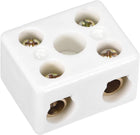 2 Way Ceramics Terminal Blocks High Temp Porcelain Ceramic Connectors for Electric Wire Cable