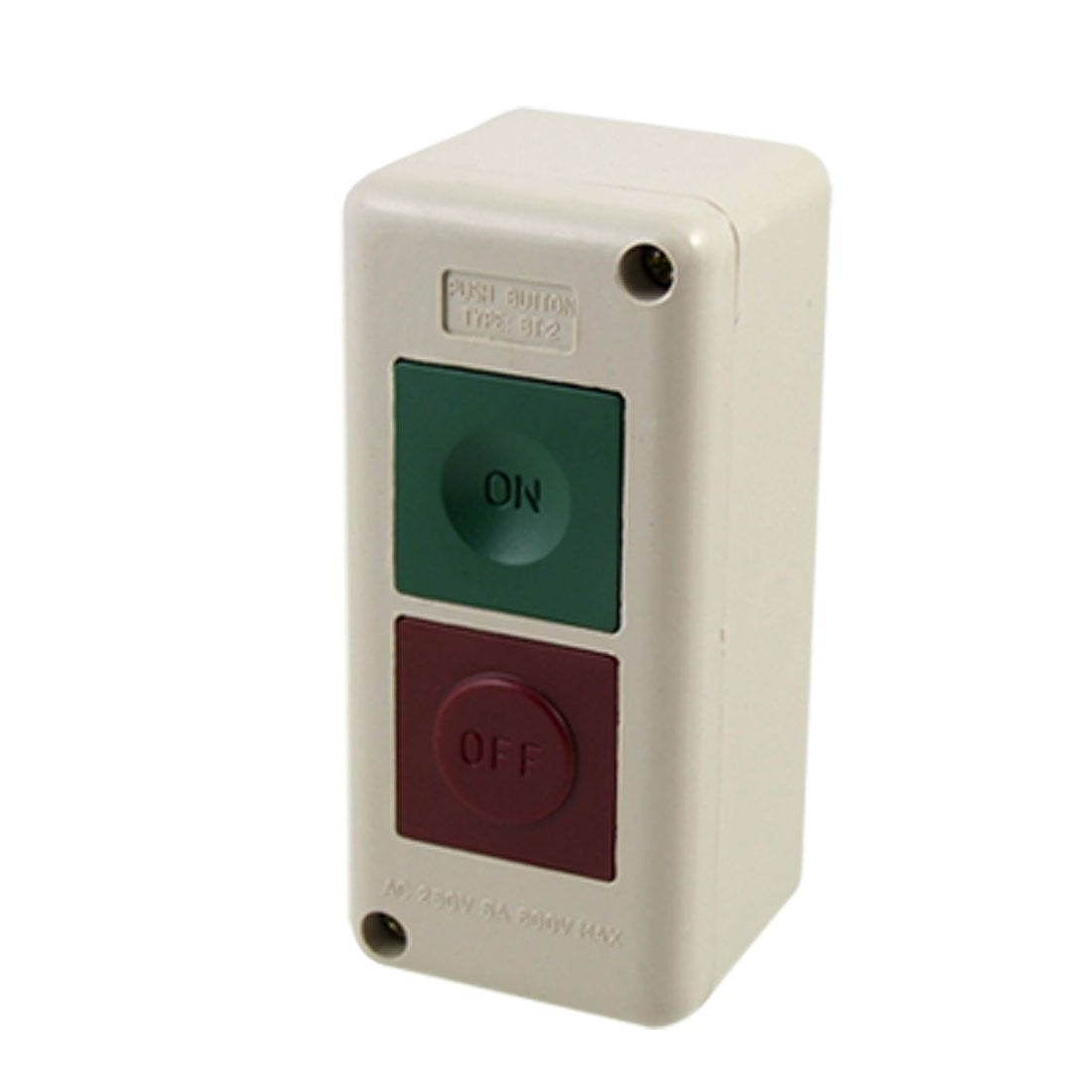 Electric Motor Momentary on Off Push Button Control Station 250V