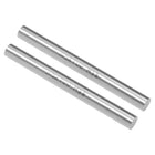 2pcs Round Steel Metal Rods, 9.5mm x 100mm High Speed Steel (HSS) Lathe Bar Stock Tool, for Shaft Gear Drill Lathes Boring Machine Turning Miniature DIY Craft, 2pcs