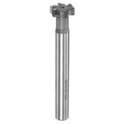 T-Slot Milling Cutters, 6mm Depth 20mm Cutting Dia 12mm Shank Tungsten Carbide Tip 6 Flutes T Slot End Mill for Stainless Steel Copper Aluminum