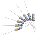 100Pcs 5.1M Ohm Resistor, 1W 5% Tolerance Metal Oxide Film Resistors, Axial Lead, Flame Proof for DIY Electronic Projects and Experiments