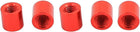5 Pcs M3 x 5mm Round Aluminum Column Alloy Standoff Spacer Stud Fastener for Quadcopter Red