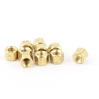 M3 x 4mm Female/Female Thread Brass Hex Standoff Spacer 10pcs