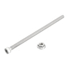 M5x8mm Hex Socket Bolt, M5 Hex Lock Nuts, 304 Stainless Steel Fastener 10 Set