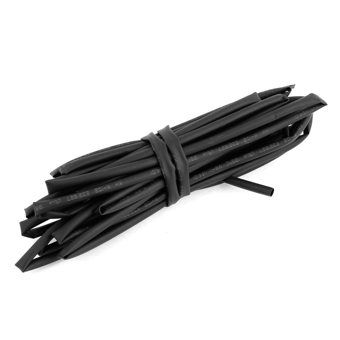 rate 2:1 Black Polyolefin 4mm Dia Heat Shrink Shrinkable Tube 5M