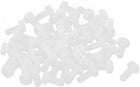 M2.5 x 6mm Nylon 6/6 Phillips Drive Machine Screw grey white 50pcs