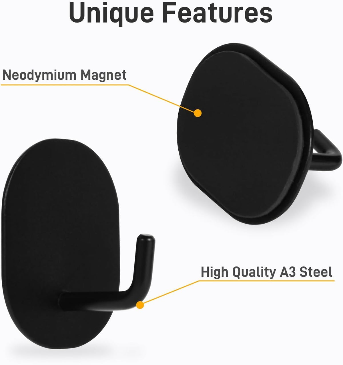 Magnetik Bağlantılı Aksesuarlar 4 Adet, 2 LBS Ağır Görevli Magnetik Bağlantılı Aksesuarlar Buzdolabı İçin