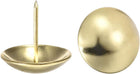 Upholstery Nails Tacks 30mm Dia 30mm Height Round Thumb Push Pins Gold Tone for Furniture Sofa Headboards, 20 Pcs