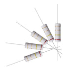 10Pcs 2.4 Ohm Resistor, 5W 5% Tolerance Metal Oxide Film Resistors, Lead, Flame Proof for DIY Electronic Projects and Experiments