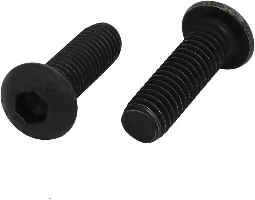 2pcs M6x20mm 10.9 Grade Left Hand Thread Bolt Lock Screw for Drill Chuck