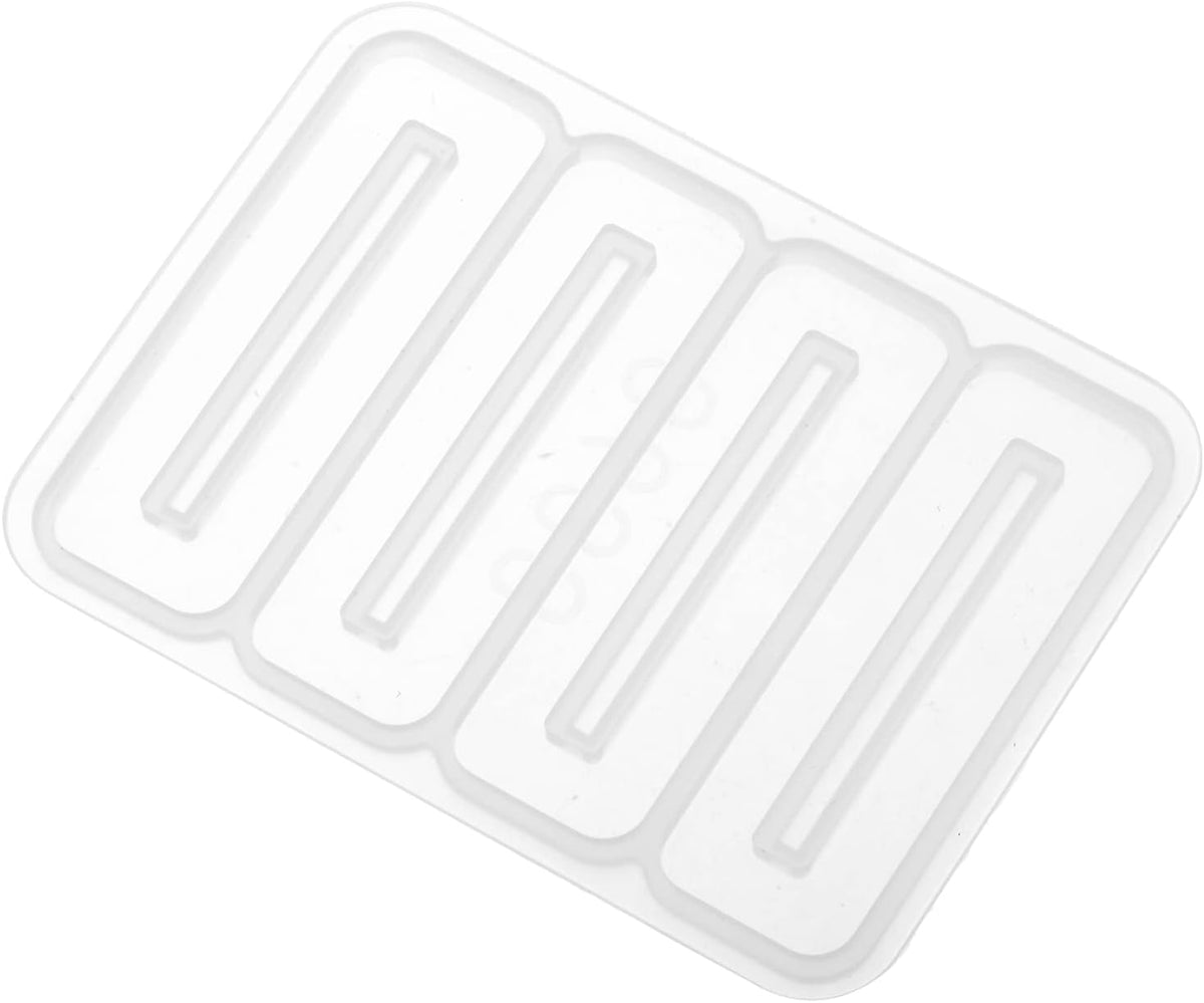 Silicone Resin Casting Mold 3.94 Inch DIY Hair Pin Clip for Epoxy Resin