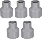PVC DWV Reducing Coupling Schedule 40 Gray 32mm x 50mm Socket 5Pcs