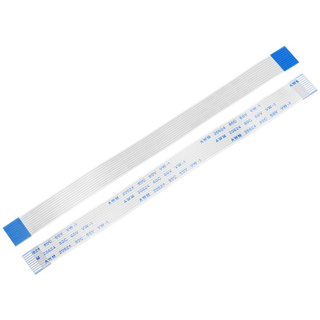 Flexible Flat Cable,150mm 1mm Pitch 10 Pins FPC FFC Flexible Ribbon Cable for LCD TV DVD Player Laptop 5Pcs (A Type)