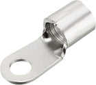 Copper Wire Lugs,8AWG RNB22-6S,Bolt Hole,Battery Cable Ends Eyelets Crimp Tubular Ring Terminals Connectors Silver Tone 10Pcs