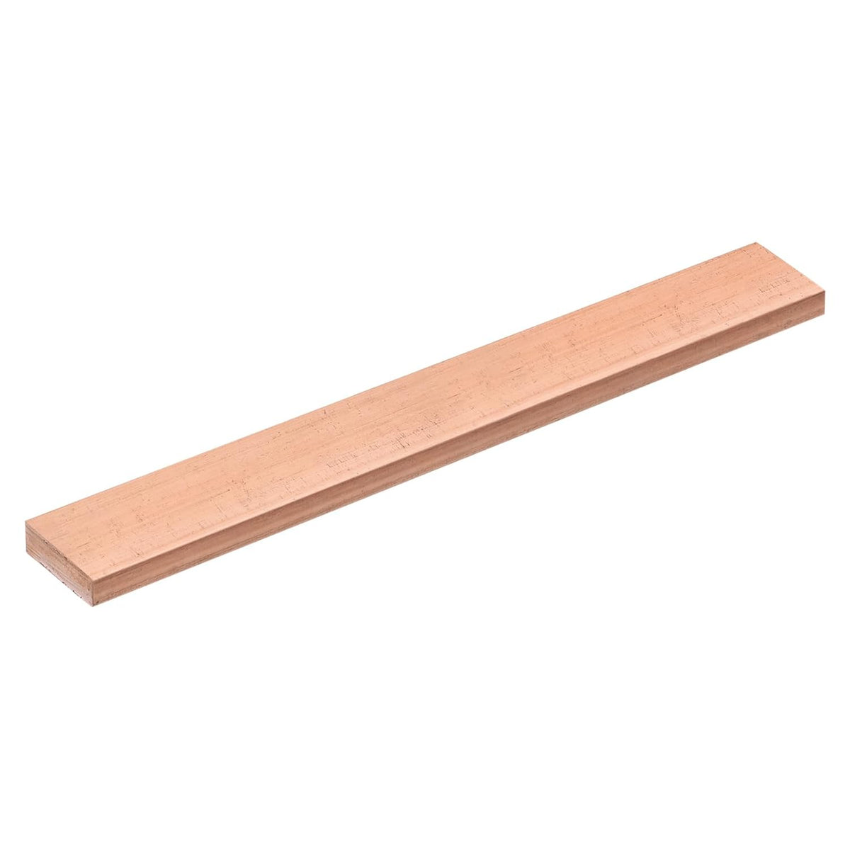 Copper Flat Bar, 1/4" Thickness x 25/32" Width x 6" Length Copper Bus Bar Stock Plate Mill for Electrical (6mm x 20mm x 152mm)