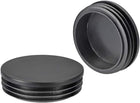 4pcs 90mm Dia Plastic Tubing Plug Round Post End Caps for Handrail Stair Newel Guardrail Tube Black