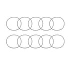 Nitrile Rubber O-Rings 78mm OD 75mm ID 1.5mm Width, Metric Sealing Gasket, Pack of 10