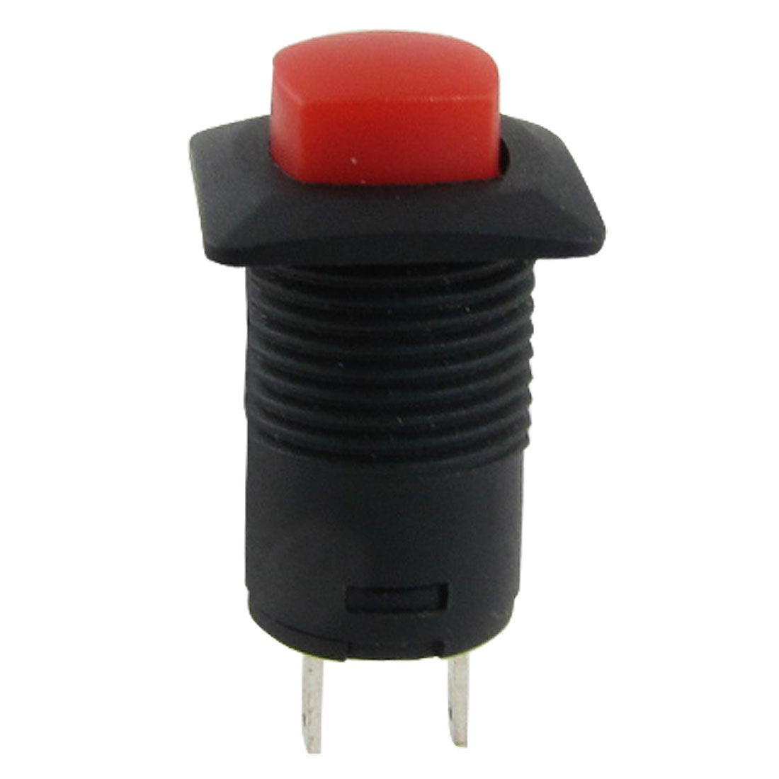 a11120700ux0473 AC 125V /3A 250V/1.5A Off(On) N/O Latching Red Cap Push Button Switch, 0.59" Width, 1.18" Length