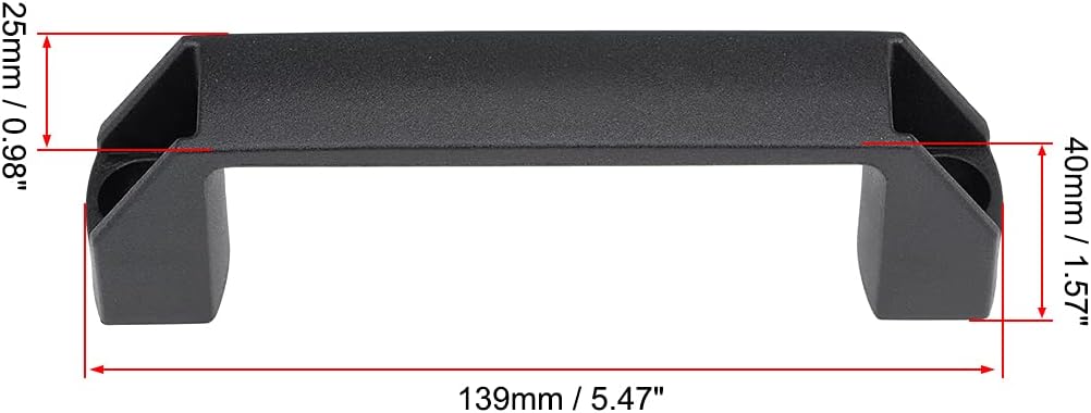 プラスチック引き手139mm長さリュックケース機械装置10Pcs