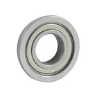 a12111600ux0223 24mm x 12mm x 6mm Silver Tone Radial Shielded Deep Groove Flanged Ball Bearing, 0.9" Width, 0.8 Metal
