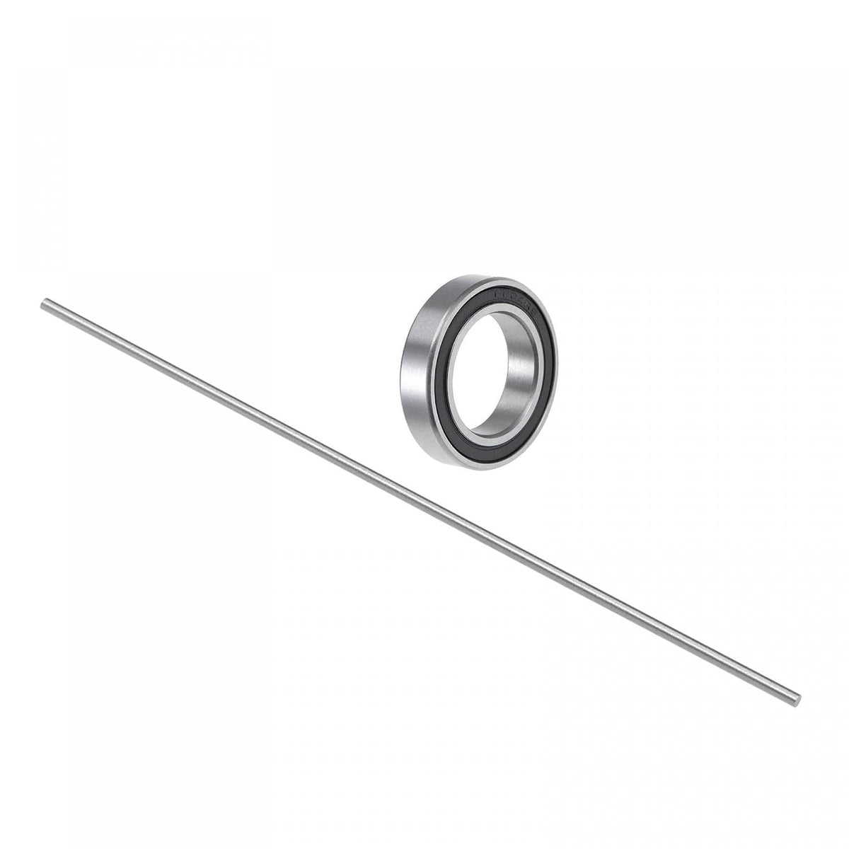 5pcs Deep Groove Ball Bearings 6804-2RS with 20pcs 1.5mm x 100mm HSS Round Rod