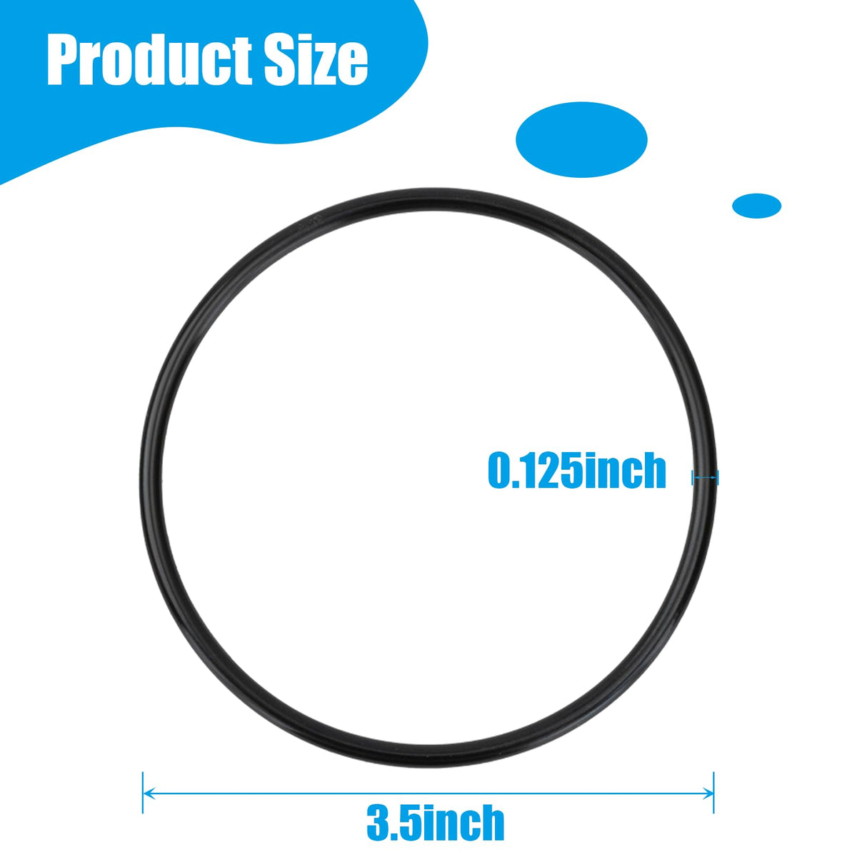 3.5" OD Wasserfilter O-Ring für Umkehrosmose Wasserfiltergehäuse