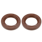 Oil Seal 30mm Inner Dia 47mm OD 7mm Thick Fluorine Rubber Double Lip Seals 2Pcs