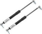 2 Sets Gas Strut, 27Lb/120N Lift Support Hydraulic Rod 12 Inch Gas Shock Strut Lift Support Spring for Cabinet, Storage, Furniture, Toolbox Hardware, Black