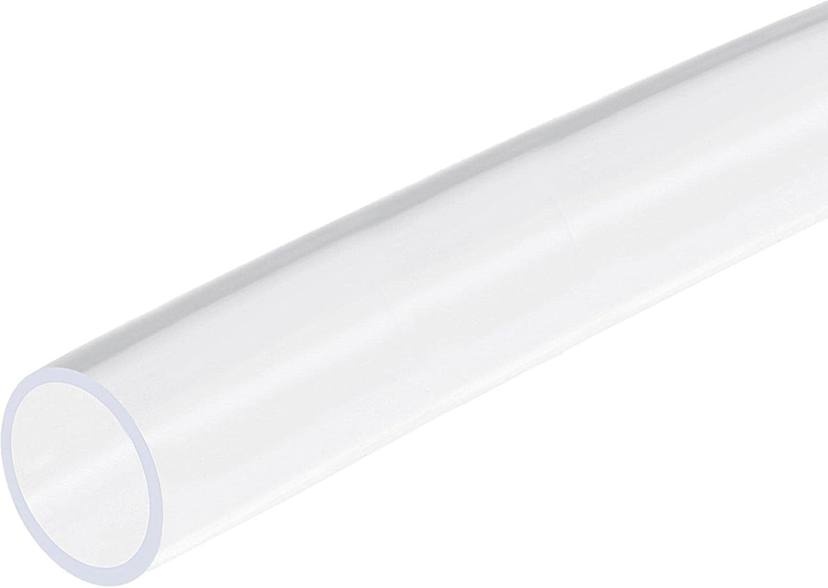 PVC Clear Vinyl Tubing, 28mm ID 34mm OD 3.3ft Plastic Pipe Air Water Hose