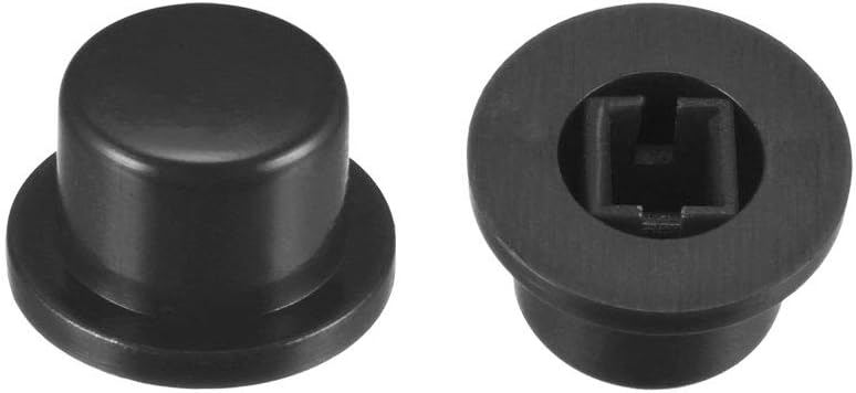 20pcs Tactile Push Button Switch Caps 9.3x5.6mm for 6x6x7.3mm Micro Tactile Switch Black