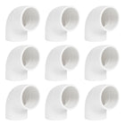 9 pakke 1-1/2 tommer PVC vinkelpipemontasje Skjema 40 (Stikk x Stikk)
