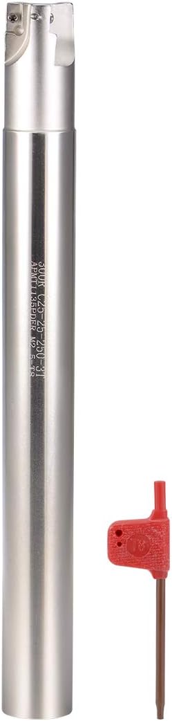 1" x 10" Indexable End Mills 3 Flute 90 Degree BAP300R R0.8 for APMT1135 Insert