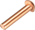 100 Pcs 5/64inch x 25/64inch Round Head Copper Solid Rivet Fasteners