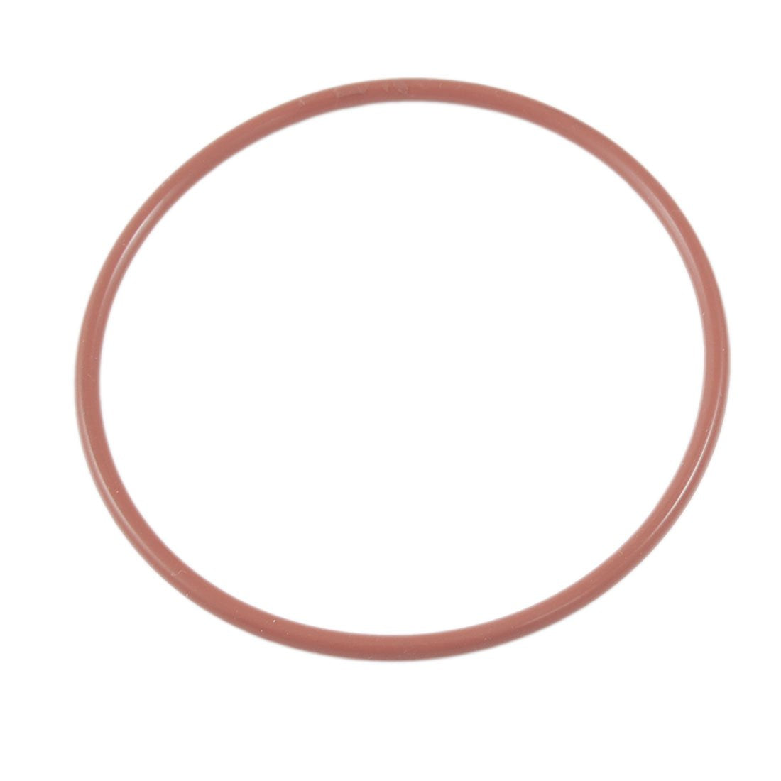 80mm OD 3mm Thickness Red Silicone O Ring Oil Seal Gasket