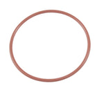 80mm OD 3mm Thickness Red Silicone O Ring Oil Seal Gasket