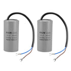 150uf Motor Star Capacitor 150mfd AC 450V for HSingle-Phase 50/60 Hz AC Motor and Fan 2Pcs