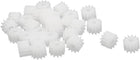 30pcs 12 Teeth 2.35mm Hole Dia Plastic Gear Wheel for Toy Car Motor Shaft
