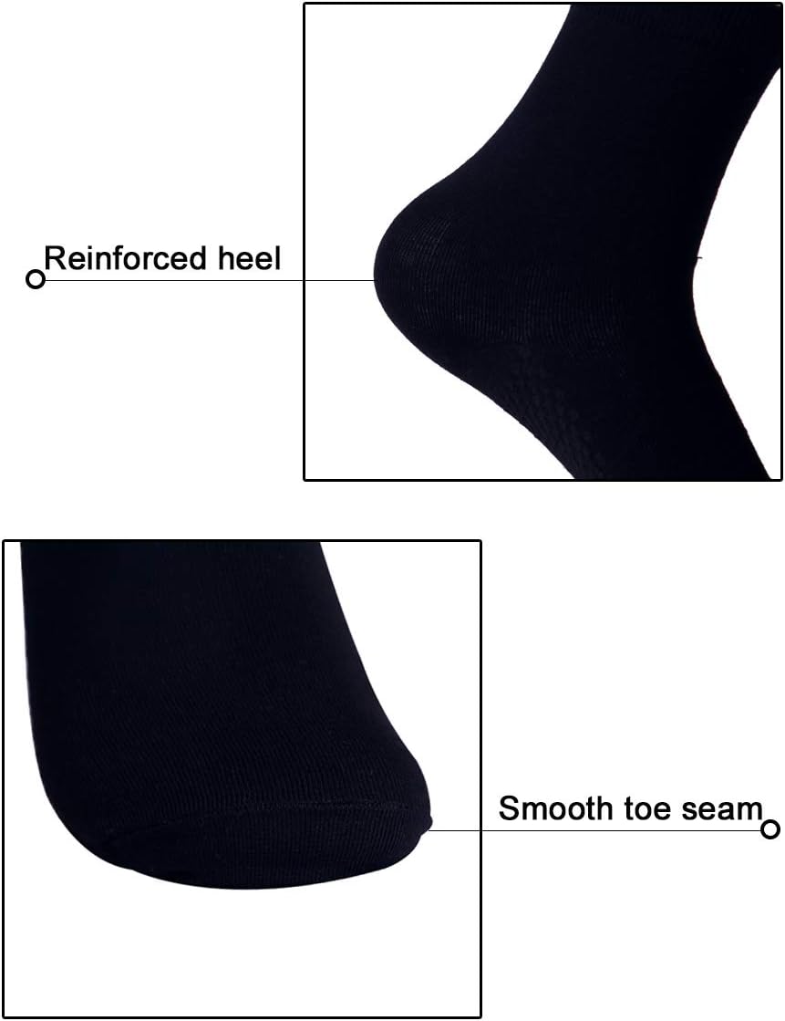 Donne 10 Confezione Socks Leggere Elastiche Traspiranti Crew 7-9