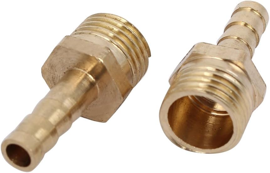 1/4BSP Male Thread 6mm Hose Barb Tubing Fitting Coupler Connector Adapter 2pcs