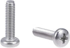M4x16mm Machine Screws Pan Phillips Cross Head Screw 304 Stainless Steel Fasteners Bolts 20Pcs
