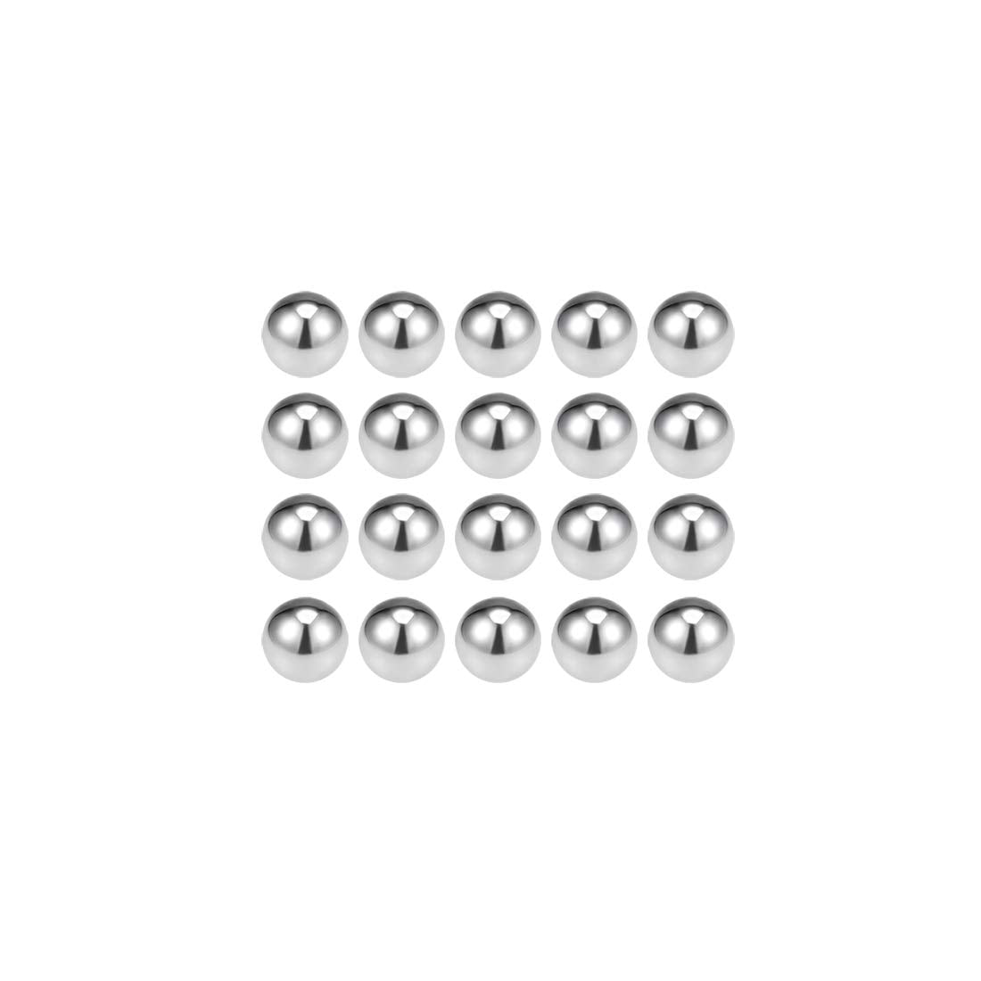 6mm Bearing Balls 304 Stainless Steel G100 Precision Balls 20pcs