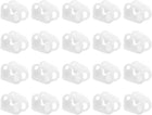 Plastic Tubing Clamps, 20pcs 1/4"-1/2" Tube OD Adjustable Tube Clamp Laboratory Pinch Valve Flow Control Hose Clamp