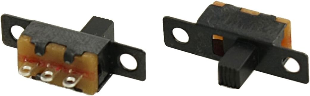 5 Pcs 50V 0.5A 3 Pin 2 Position On/OFF 1P2T SPDT Slide Switch 3 Pin