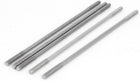 M4x130mm 304 Stainless Steel Double End Threaded Stud Screw Bolt 5pcs