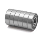 6Pcs 6001-2RS Metal Motorcycle Deep Groove Radial Ball Bearing 28 x 12 x 8mm