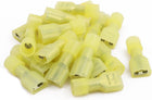 20Pcs 12-10AWG Wire Insulated 6.3mm Female Spade Crimp Terminal Connector Yellow