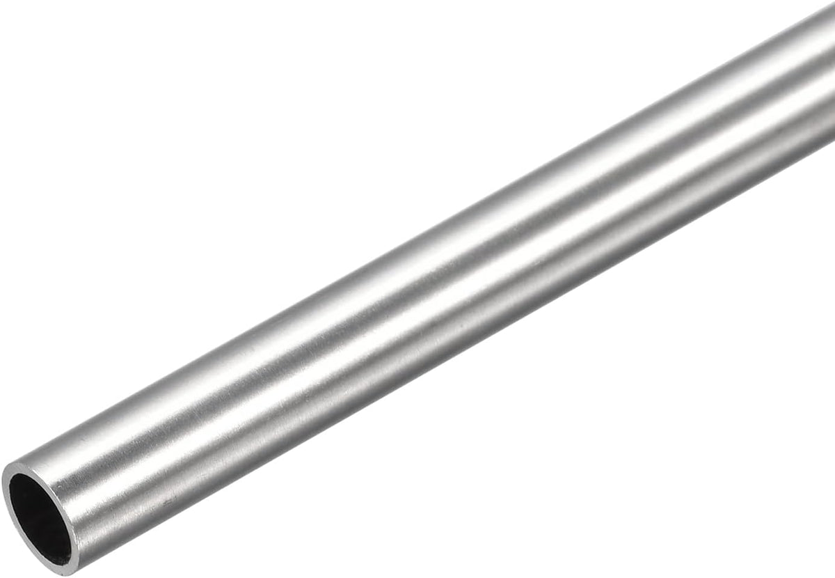 304 Stainless Steel Tube, OD 10mm x 1mm Wall Thick 400mm Length Capillary Metal Tubing for Industry Machinery