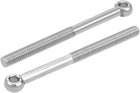 M8 x 100mm 304 Stainless Steel Machine Shoulder Lift Eye Bolt Rigging 4pcs