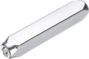 1/4" (6mm) Punch Stamp 40Cr Alloy Steel, Cute Crown Pattern Punch Tool Punch Press Tool for Metal Plastic Wood Leather