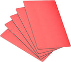 Blank Metal Business Card 88x53x0.6mm Anodized Aluminum Plate for DIY Laser Printing Red 5 Pcs